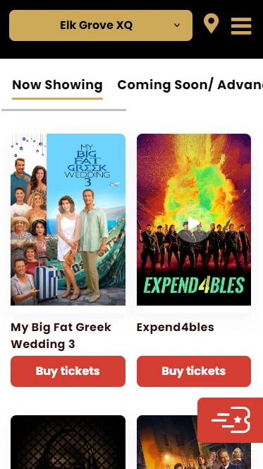 Now showing on mobile