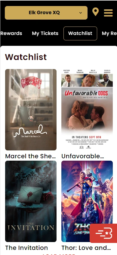 Watchlist on mobile