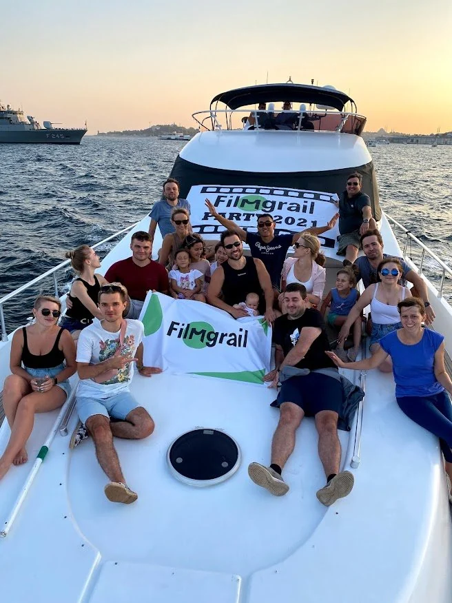 The Filmgrail team on a company offsite